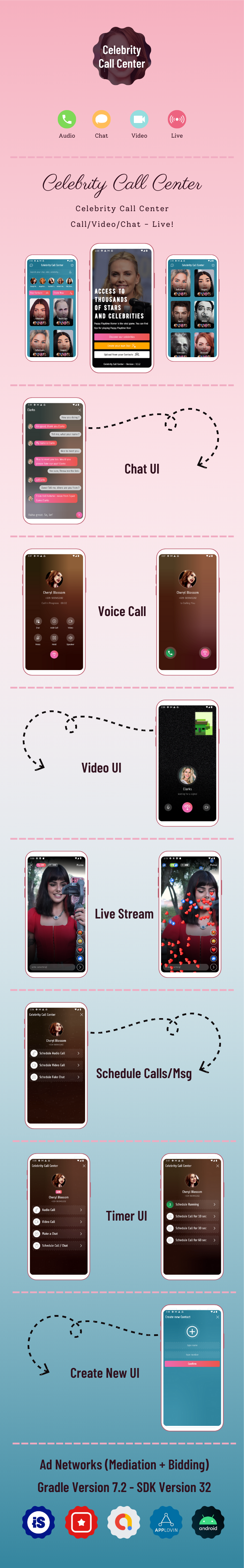 Celebrity Call Center ~ Fake Call | Fake Video Call | Fake Live Streaming
